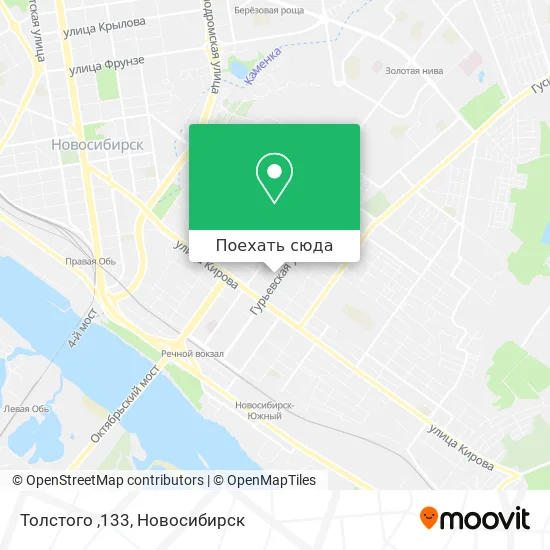 Карта Толстого ,133