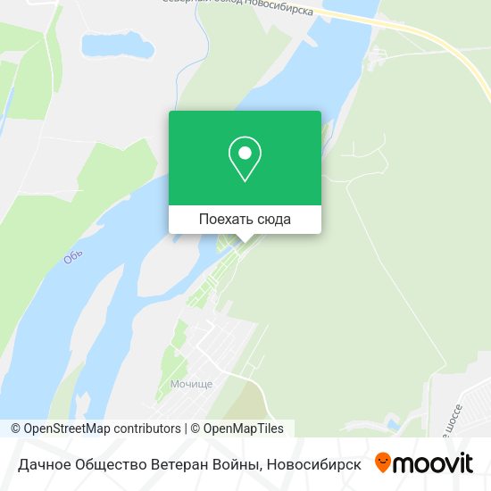 Карта Дачное Общество Ветеран Войны