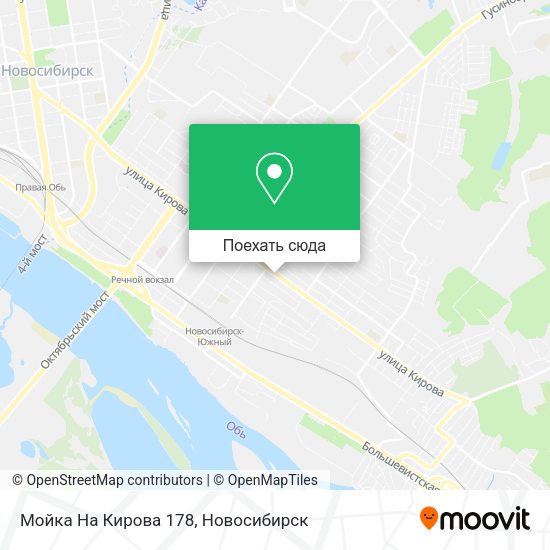 Карта Мойка На Кирова 178
