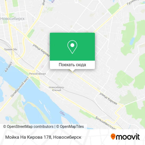 Карта Мойка На Кирова 178
