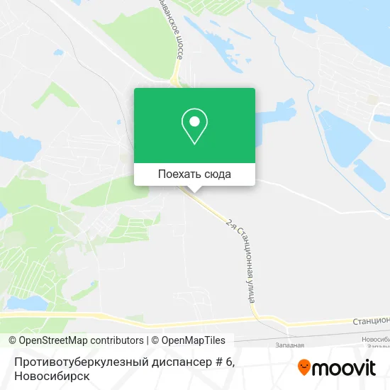 Карта Противотуберкулезный диспансер # 6