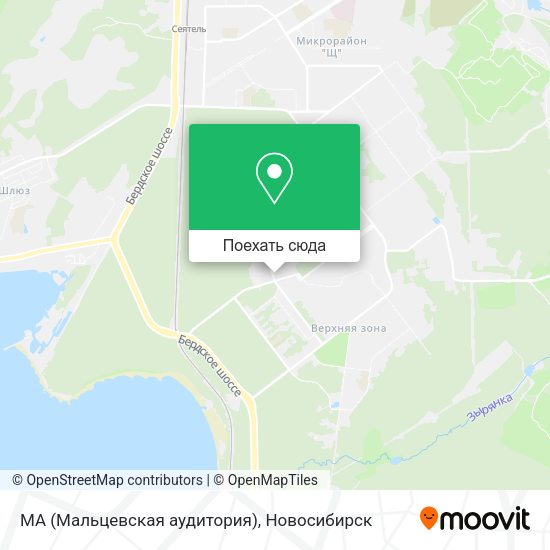 Карта МА (Мальцевская аудитория)