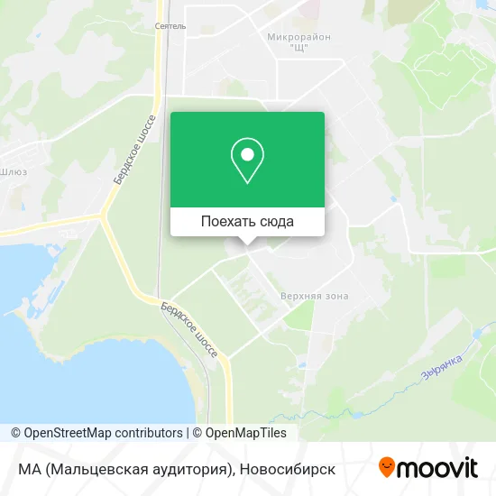 Карта МА (Мальцевская аудитория)