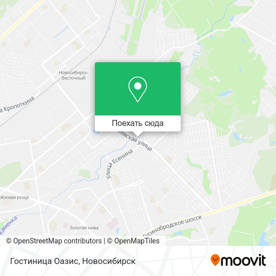 Карта Гостиница Оазис