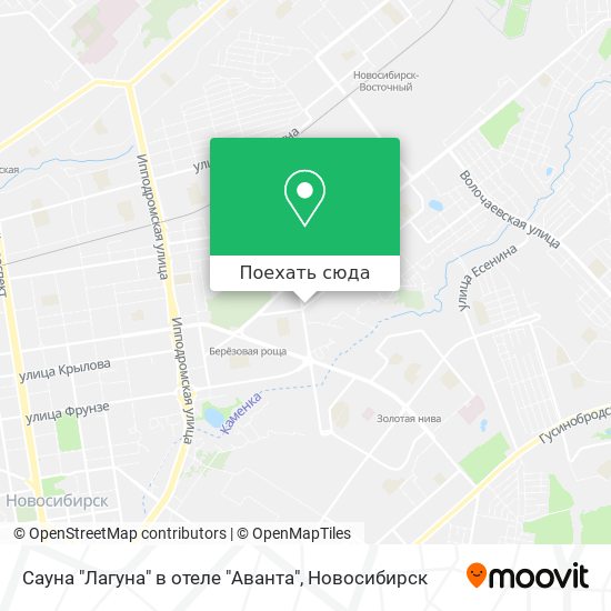 Карта Сауна "Лагуна" в отеле "Аванта"