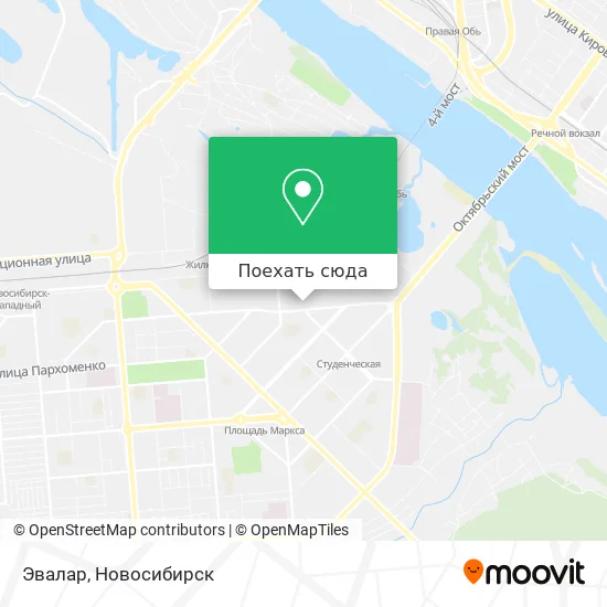 Карта Эвалар