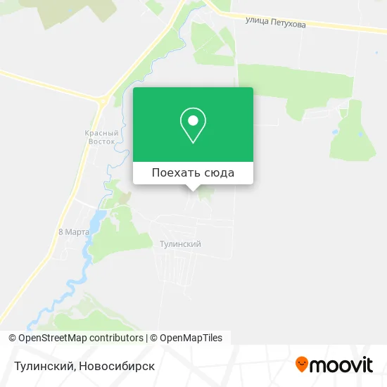 Карта Тулинский