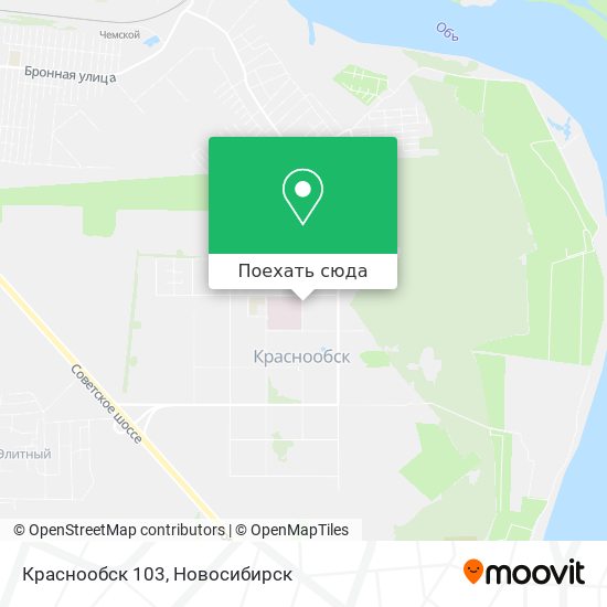 Карта Краснообск 103