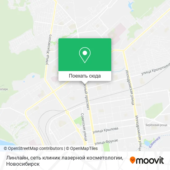 Карта Линлайн, сеть клиник лазерной  косметологии