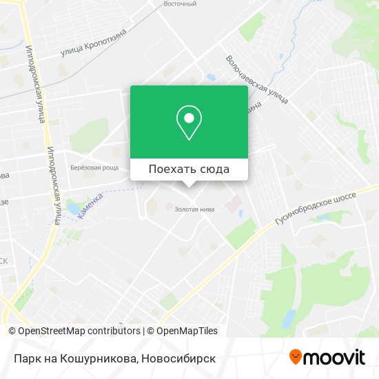 Карта Парк на Кошурникова