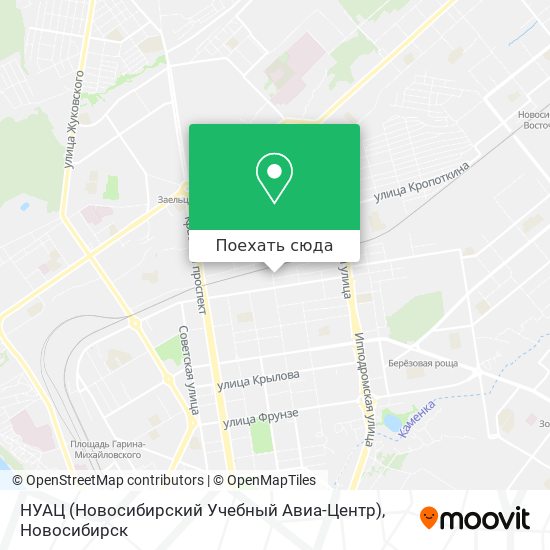 Карта НУАЦ (Новосибирский Учебный Авиа-Центр)