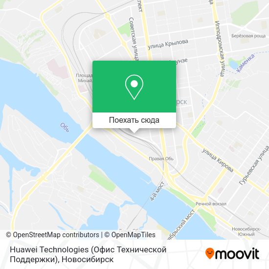 Карта Huawei Technologies (Офис Технической Поддержки)