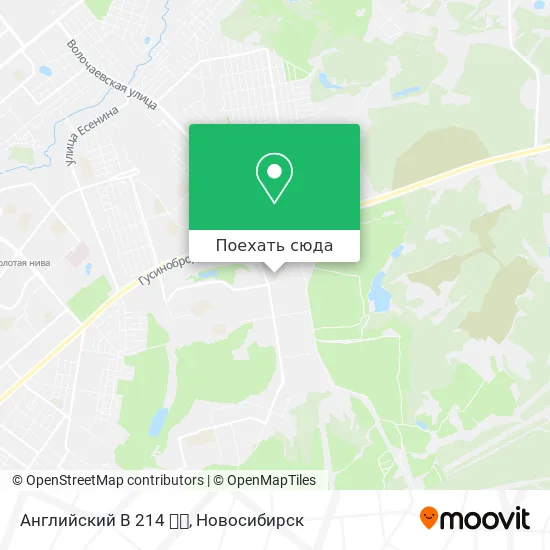 Карта Английский В 214 