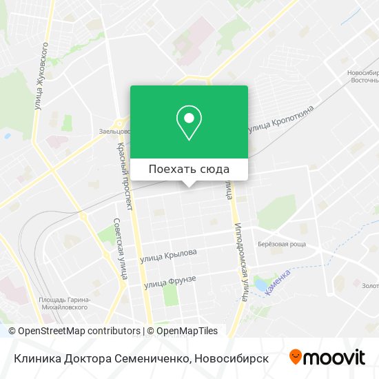 Карта Клиника Доктора Семениченко