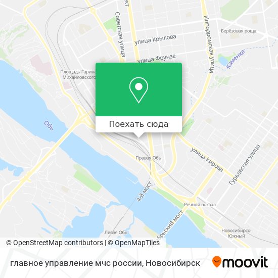Карта главное управление мчс россии