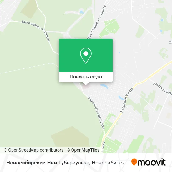 Карта Новосибирский Нии Туберкулеза