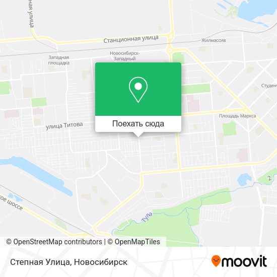 Карта Степная Улица