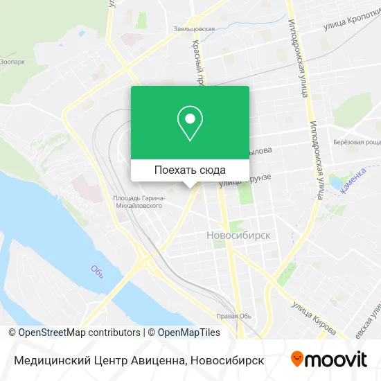 Карта Медицинский Центр Авиценна