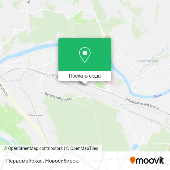 Карта Первомайская