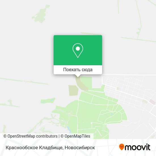 Карта Краснообское Кладбище