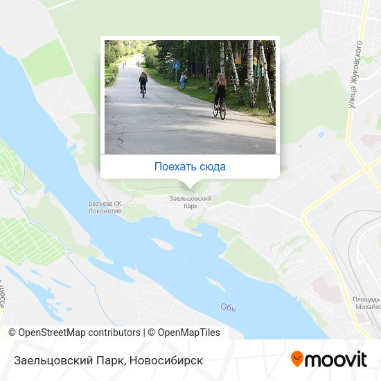 Карта Заельцовский Парк