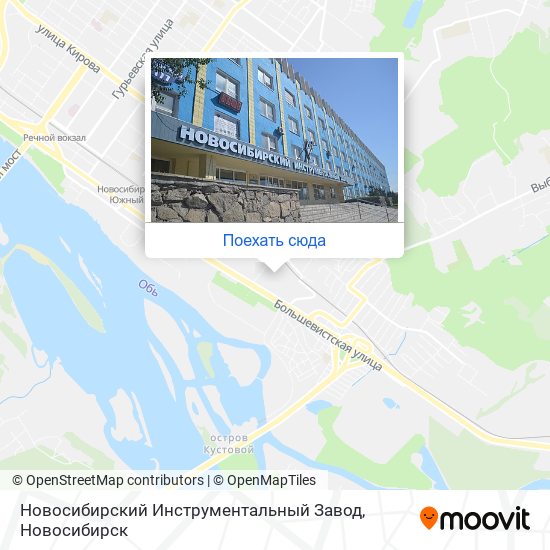 Карта Новосибирский Инструментальный Завод