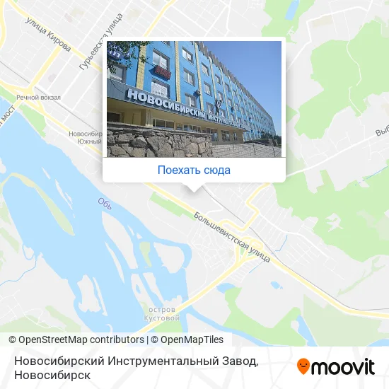 Карта Новосибирский Инструментальный Завод