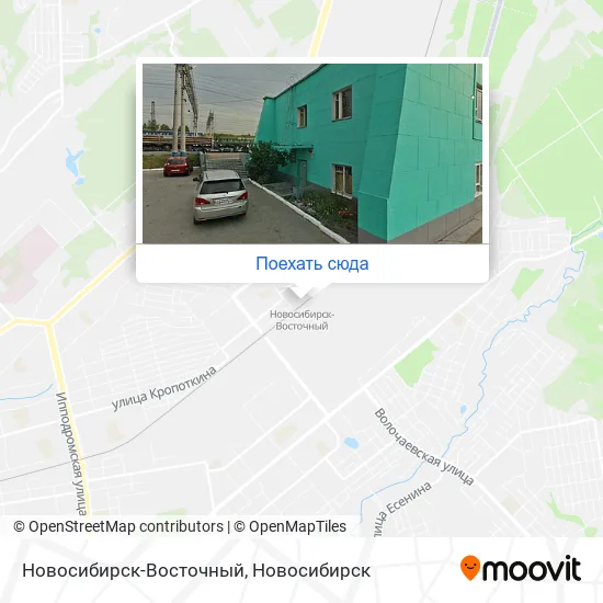 Карта Новосибирск-Восточный