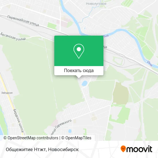 Карта Общежитие Нтжт