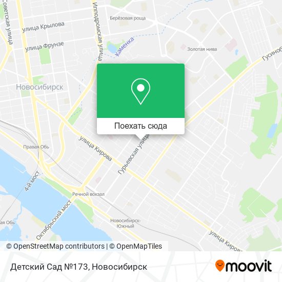 Карта Детский Сад №173