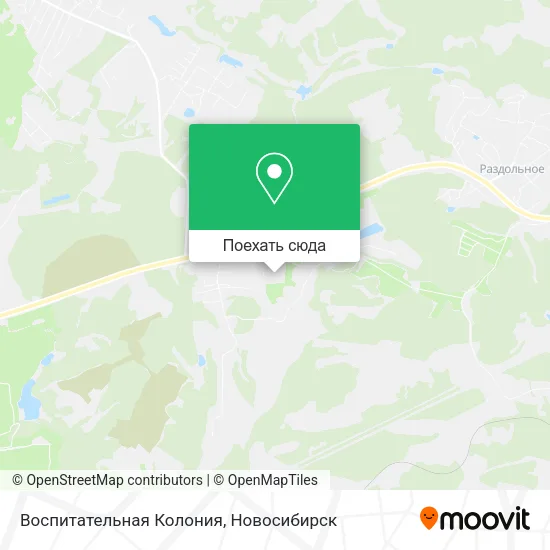 Карта Воспитательная Колония