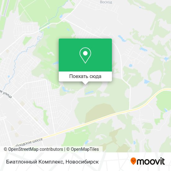Карта Биатлонный Комплекс