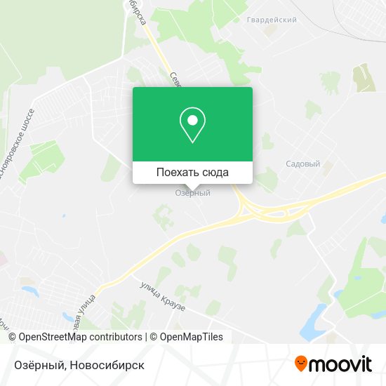 Карта Озёрный