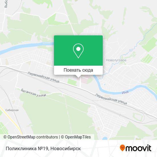 Карта Поликлиника №19
