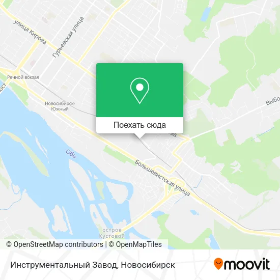 Карта Инструментальный Завод