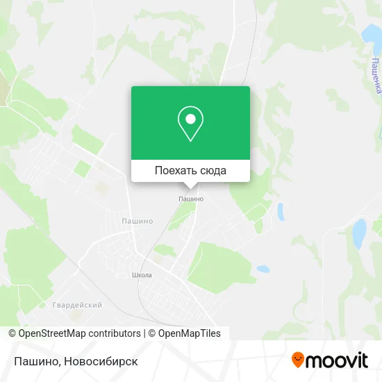 Карта Пашино