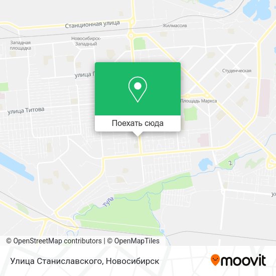 Карта Улица Станиславского