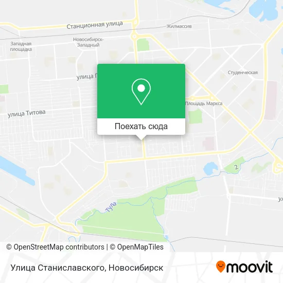 Карта Улица Станиславского