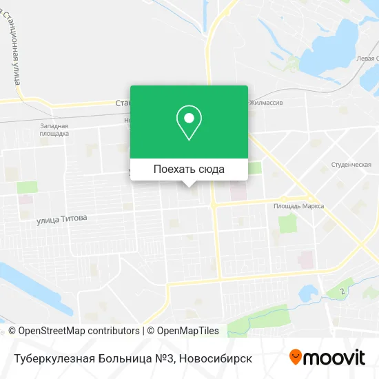 Карта Туберкулезная Больница №3