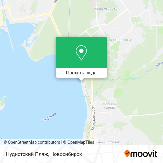 Карта Нудистский Пляж