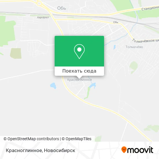 Карта Красноглинное