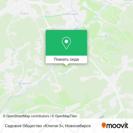 Карта Садовое Общество «Ключи-3»