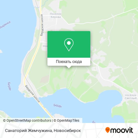 Карта Санаторий Жемчужина
