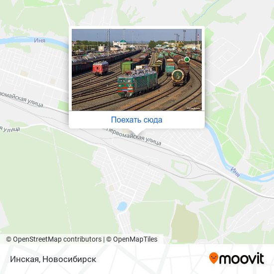 Карта Инская