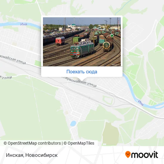 Карта Инская