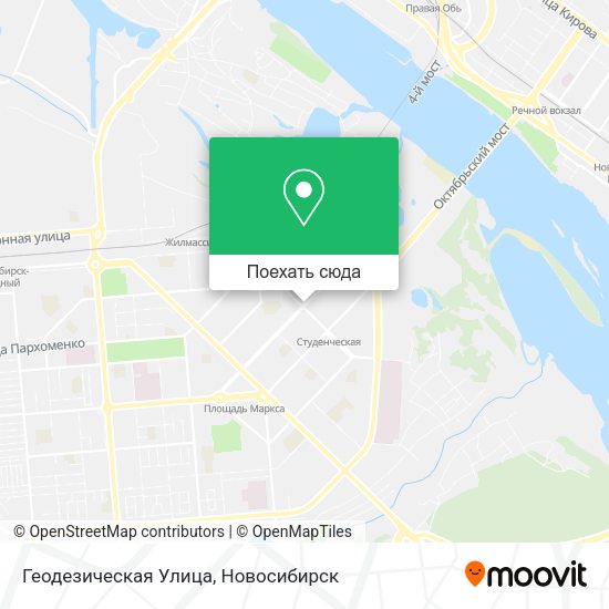 Карта Геодезическая Улица