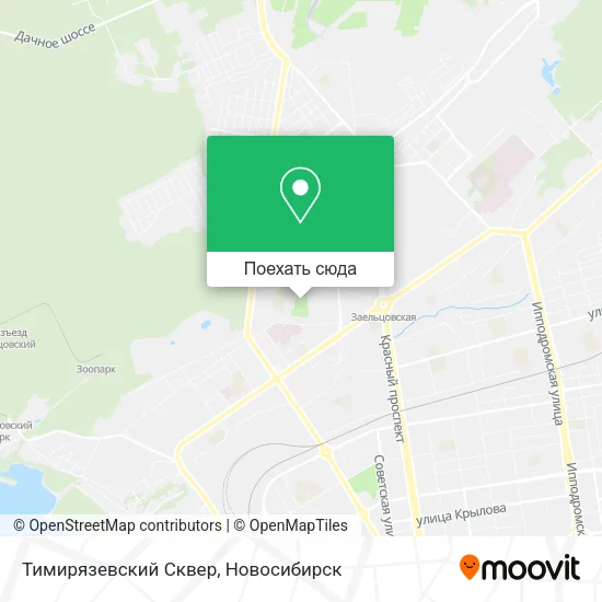 Карта Тимирязевский Сквер