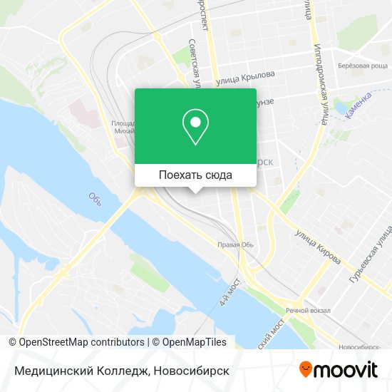 Карта Медицинский Колледж