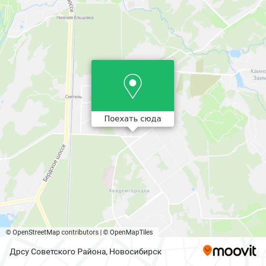 Карта Дрсу Советского Района
