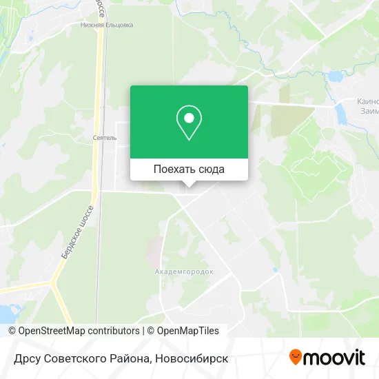 Карта Дрсу Советского Района
